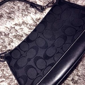 Black Coach leather bag; New Condition